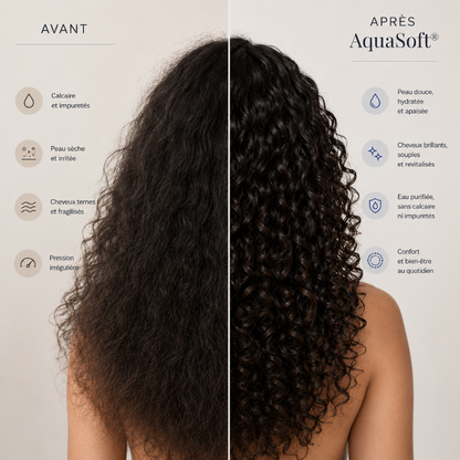 Pommeau filtrant Vitamine C et Acide Hyaluronique AquaSoft®